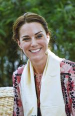KATE MIDDLETON at Pan Bari Village in Kaziranga National Park in India 04/13/2016