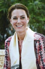 KATE MIDDLETON at Pan Bari Village in Kaziranga National Park in India 04/13/2016