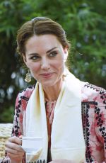 KATE MIDDLETON at Pan Bari Village in Kaziranga National Park in India 04/13/2016