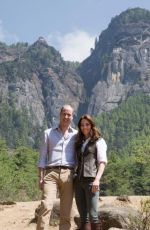 KATE MIDDLETON Out Hiking in Bhutan 04/15/2016