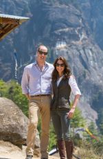 KATE MIDDLETON Out Hiking in Bhutan 04/15/2016