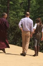 KATE MIDDLETON Out Hiking in Bhutan 04/15/2016