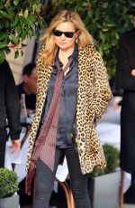 KATE MOSS Out and About in London 04/22/2016