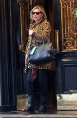 KATE MOSS Out and About in London 04/22/2016