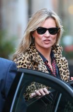 KATE MOSS Out and About in London 04/22/2016