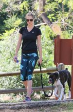 KATE UPTON Walks Her Dog Out in Hollywood 04/18/2016