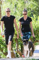 KATE UPTON Walks Her Dog Out in Hollywood 04/18/2016