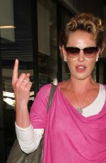 KATHERINE HEIGL at Los Angeles International Airport 04/13/2016
