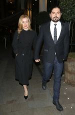 KATHERINE JENKINS Leaves Ham Yard Hotel in London 04/28/2016