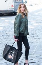 KATIE CASSIDY on the Set of a Photoshoot in New York 04/17/2016
