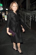 KATIE COURIC at Madeo Restaurant in Hollywood 04/12/2016