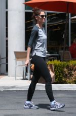 KATIE HOLMES Out and About in Calabasas 04/10/2016