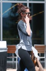 KATIE HOLMES Out and About in Calabasas 04/10/2016