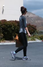 KATIE HOLMES Out and About in Calabasas 04/10/2016