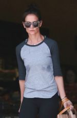 KATIE HOLMES Out and About in Calabasas 04/10/2016