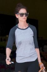 KATIE HOLMES Out and About in Calabasas 04/10/2016