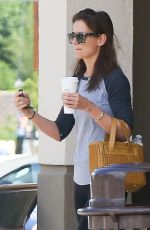 KATIE HOLMES Shopping Grocery in Calabasas 04/10/2016