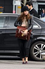 KEIRA KNIGHTLEY Arrives at Heathrow Airport to New York 04/02/2016