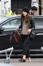 KEIRA KNIGHTLEY Arrives at Heathrow Airport to New York 04/02/2016