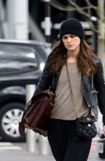 KEIRA KNIGHTLEY Arrives at Heathrow Airport to New York 04/02/2016