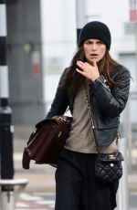 KEIRA KNIGHTLEY Arrives at Heathrow Airport to New York 04/02/2016