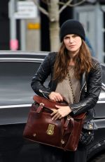 KEIRA KNIGHTLEY Arrives at Heathrow Airport to New York 04/02/2016