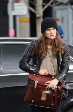KEIRA KNIGHTLEY Arrives at Heathrow Airport to New York 04/02/2016