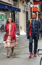 KEIRA KNIGHTLEY on the Set of 