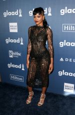 KEKE PALMER at 2016 Glaad Media Awards in Beverly Hills 04/02/2016