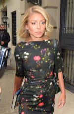 KELLY RIPA Arrives at Live with Kelly and Michael in New York 04/26/2016