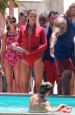 KELLY ROHRBACH and ILFENESH HADERA on the Set of 