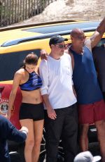 KELLY ROHRBACH and ILFENESH HADERA on the Set of 