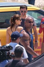 KELLY ROHRBACH and ILFENESH HADERA on the Set of 