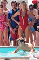 KELLY ROHRBACH and ILFENESH HADERA on the Set of 