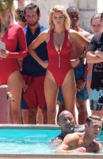 KELLY ROHRBACH and ILFENESH HADERA on the Set of 