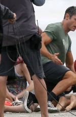KELLY ROHRBACH on the Set of Baywatch