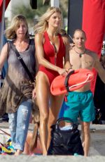 KELLY ROHRBACH on the Set of 