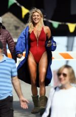 KELLY ROHRBACH on the Set of 