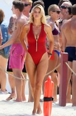 KELLY ROHRBACH on the Set of 