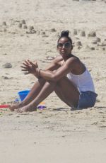 KELLY ROWLAND at Zuma Beach in Malibu 04/117/2016