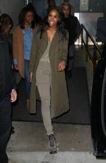 KELLY ROWLAND Leaves AOL Studios in New York 04/05/2016