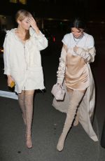 KENDALL JENNER and GIGI HADID Leaves Nice Guy in West Hollywood 04/09/2016