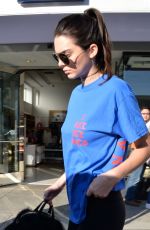 KENDALL JENNER at Cheesecake Factory in Beverly Hills 04/02/2016