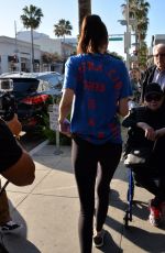 KENDALL JENNER at Cheesecake Factory in Beverly Hills 04/02/2016