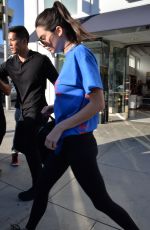 KENDALL JENNER at Cheesecake Factory in Beverly Hills 04/02/2016