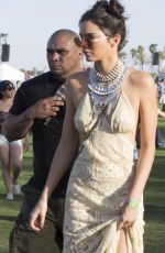 KENDALL JENNER at Coachella Valley Music and Arts Festival in Indio 04/15/2016