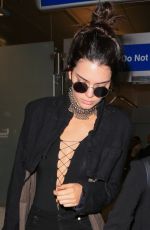 KENDALL JENNER at Los Angeles International Airport 04/21/2016