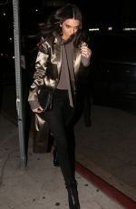 KENDALL JENNER at Nice Guy in West Hollywood 03/31/2016