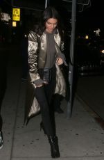 KENDALL JENNER at Nice Guy in West Hollywood 03/31/2016