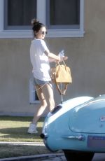 KENDALL JENNER in Denim Shorts Out in Malibu 04/23/2016